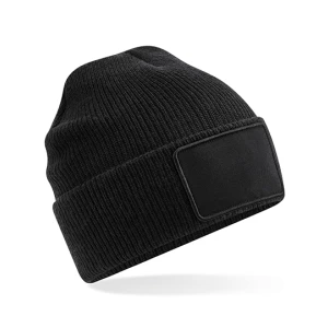 Removable\u0020Patch\u0020Thinsulate\u2122\u0020Beanie - Black