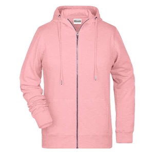 Ladies\u0027\u0020Zip\u002DHoody - Rose Melange