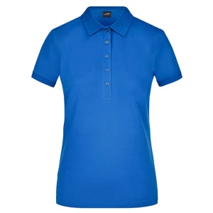 Ladies\u0027\u0020Elastic\u0020Polo\u0020Piqu\u00E9 - Royal