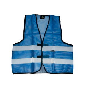 Hi\u002DVis\u0020Mesh\u0020Safety\u0020Vest\u0020Thessaloniki - Blue