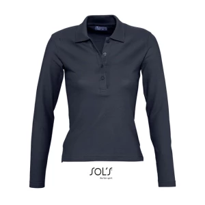 Women\u0027s\u0020Long\u0020Sleeve\u0020Polo\u0020Podium - Navy