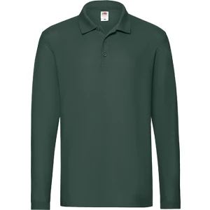 Premium\u0020Long\u0020Sleeve\u0020Polo - Forest Green