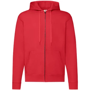 Classic\u0020Hooded\u0020Sweat\u0020Jacket - Red