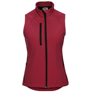 Ladies\u0027\u0020Softshell\u0020Gilet - Classic Red