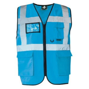 Executive\u0020Multifunctional\u0020Safety\u0020Vest\u0020Berlin - Sky Blue