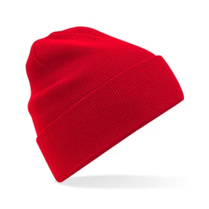 Organic\u0020Cotton\u0020Original\u0020Cuffed\u0020Beanie - Classic Red