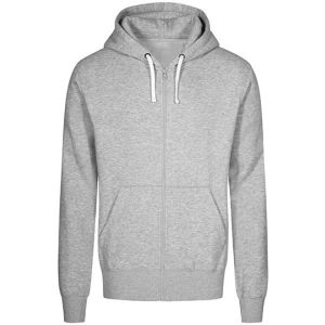 Men\u0027s\u0020Hoody\u0020Jacket - Heather Grey