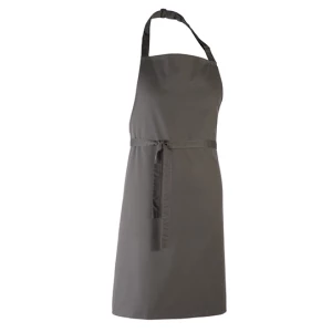 Colours\u0020Collection\u0020Bib\u0020Apron - Dark Grey (ca. Pantone 431C)