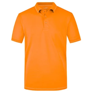 Men\u0027s\u0020Elastic\u0020Polo - Orange