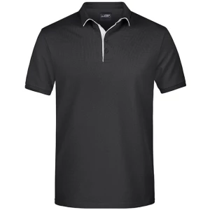 Men\u0027s\u0020Polo\u0020Single\u0020Stripe - Black