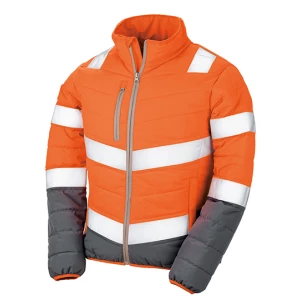 Women\u0027s\u0020Soft\u0020Padded\u0020Safety\u0020Jacket - Fluorescent Orange