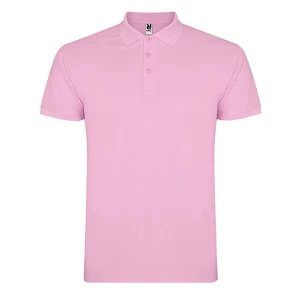 Men\u0027s\u0020Star\u0020Poloshirt - Light Pink 48