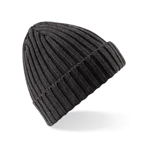 Chunky\u0020Ribbed\u0020Beanie - Charcoal