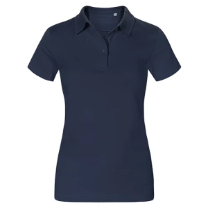 Women\u0027s\u0020Jersey\u0020Polo - Navy