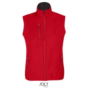 Women\u0027s\u0020Falcon\u0020Zipped\u0020Softshell\u0020Bodywarmer - Pepper Red