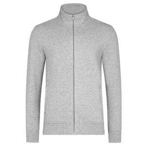 Men\u0027s\u0020Premium\u0020Full\u002DZip\u0020Sweat\u0020Jacket - Grey Melange