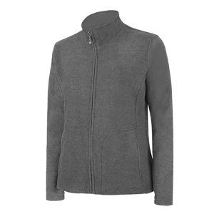 Ladies\u0027\u0020Full\u0020Zip\u0020Fleece\u0020Jacket - Charcoal