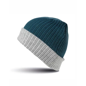 Double\u0020Layer\u0020Knitted\u0020Hat - Teal