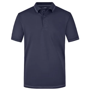 Men\u0027s\u0020Elastic\u0020Polo - Navy