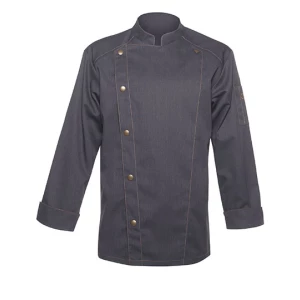 Chef\u0020Jacket\u0020Jeans\u002DStyle - Vintage Black (ca. Pantone Cool Grey11C)