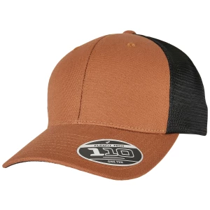 110\u0020Structured\u0020Canvas\u0020Trucker\u0020Cap - Toffee