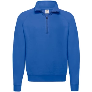 Classic\u0020Zip\u0020Neck\u0020Sweat - Royal Blue