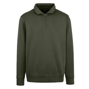 Unisex\u0020Premium\u0020Zip\u002DSweatshirt - Olive