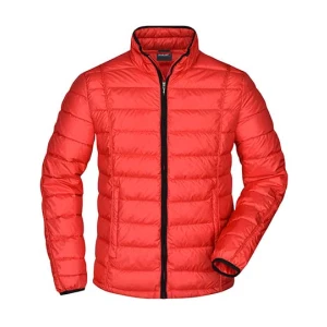 Men\u0027s\u0020Quilted\u0020Down\u0020Jacket - Red