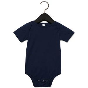 Baby\u0020Jersey\u0020Short\u0020Sleeve\u0020Onesie - Navy