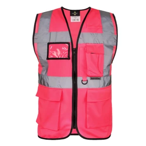 Executive\u0020Multifunctional\u0020Safety\u0020Vest\u0020Berlin - Neon Pink