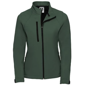 Ladies\u0027\u0020Softshell\u0020Jacket - Bottle Green