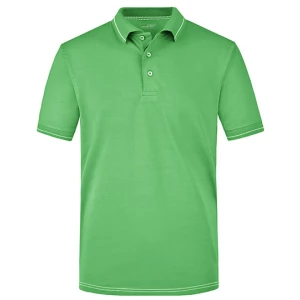 Men\u0027s\u0020Elastic\u0020Polo - Lime Green