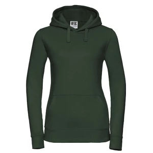 Ladies\u0027\u0020Authentic\u0020Hooded\u0020Sweat - Bottle Green