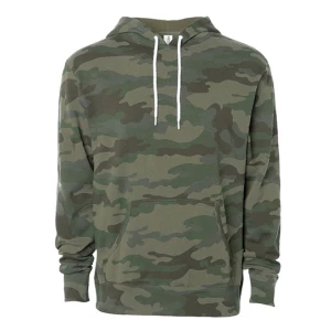 Unisex\u0020Lightweight\u0020Hooded\u0020Pullover - Forest Camo