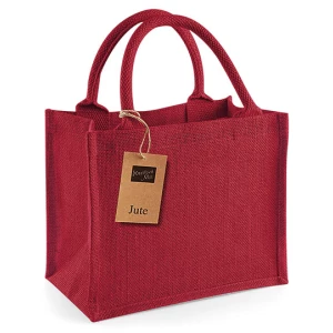 Jute\u0020Mini\u0020Gift\u0020Bag - Red