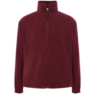 Men\u0027s\u0020Fleece\u0020Jacket - Burgundy