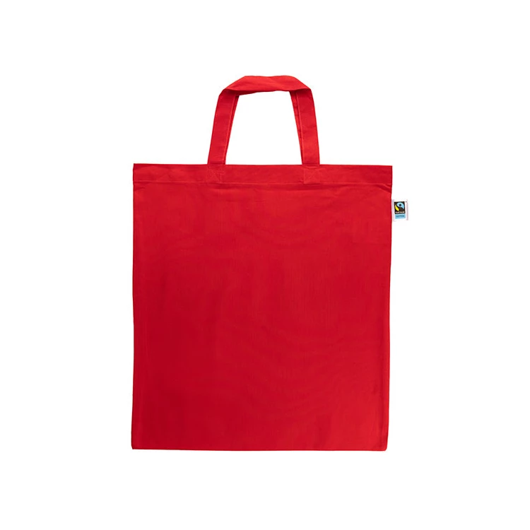 Fairtrade Cotton Bag Short Handles