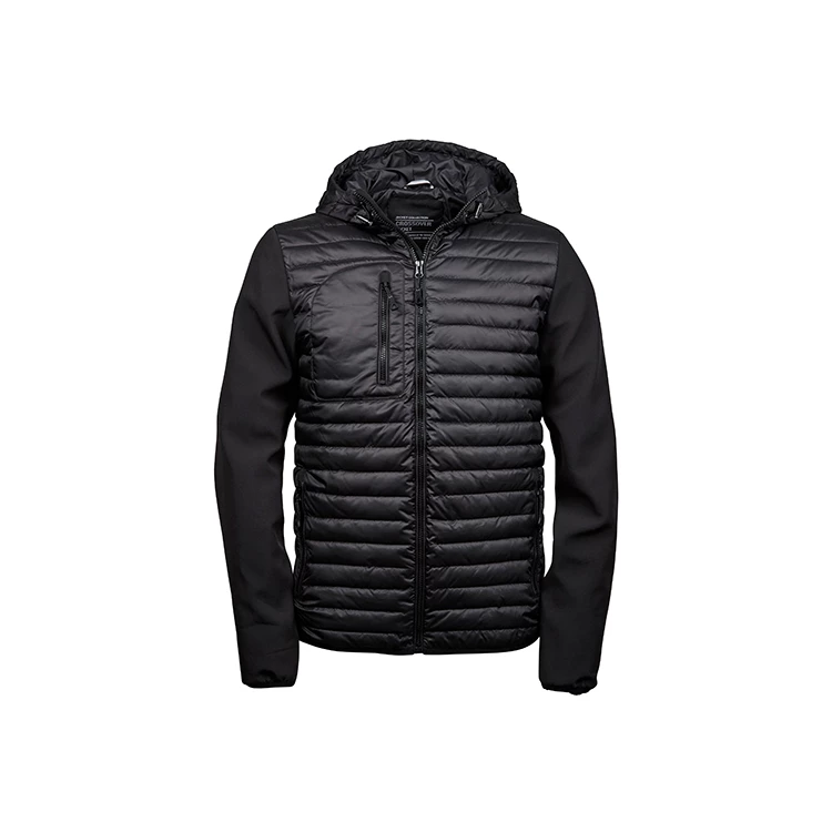 Men's Hooded Crossover Jacket