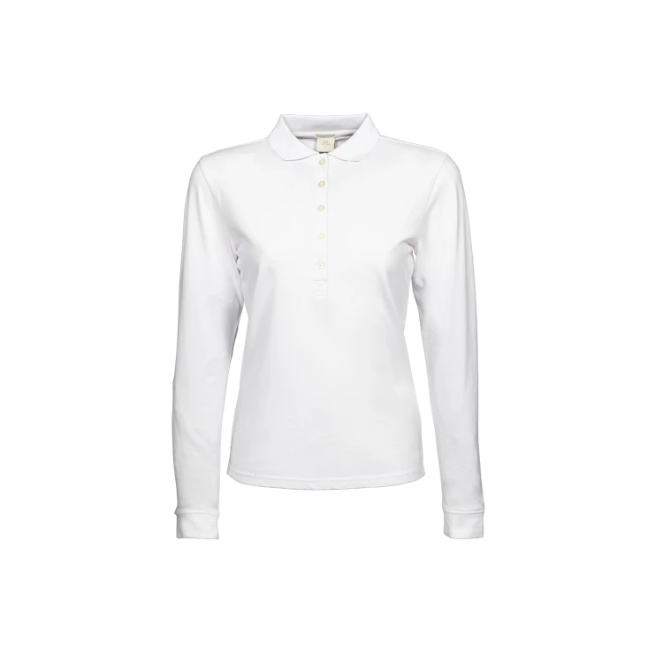 Women's Luxury Stretch Long Sleeve Polo