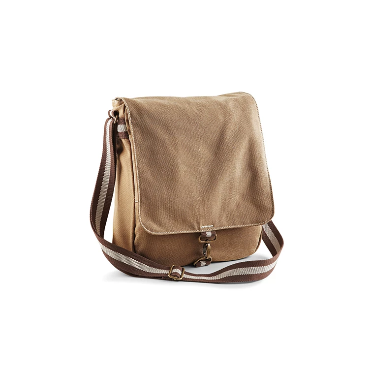 Vintage Canvas Messenger