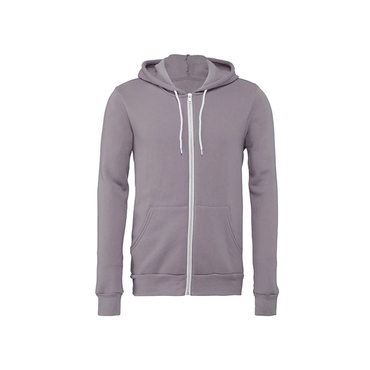 Unisex Poly-Cotton Fleece Full-Zip Hoodie