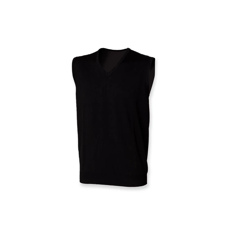 Men's Lightweight Sleeveless V-Neck Jumper