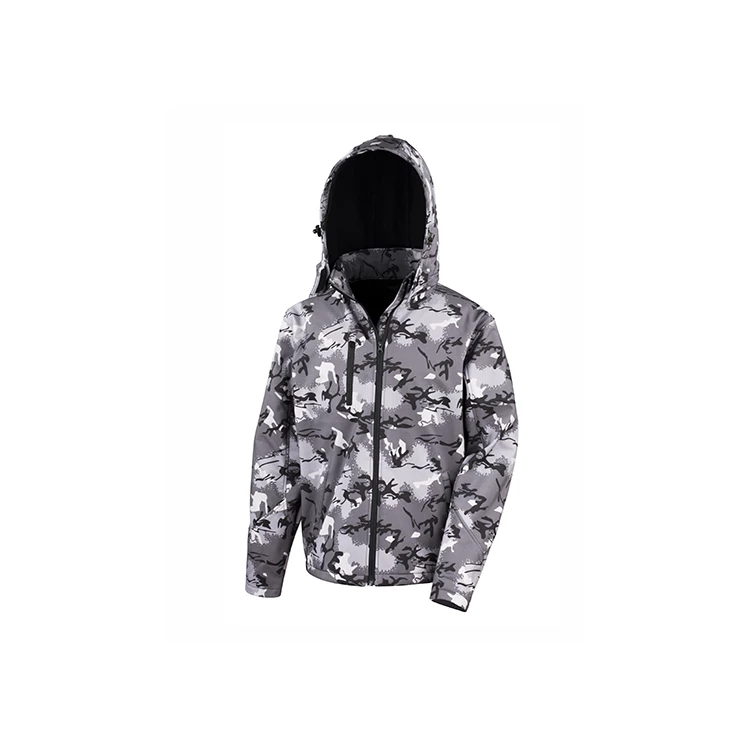 Camo TX Performance Hooded Softshell Jacket