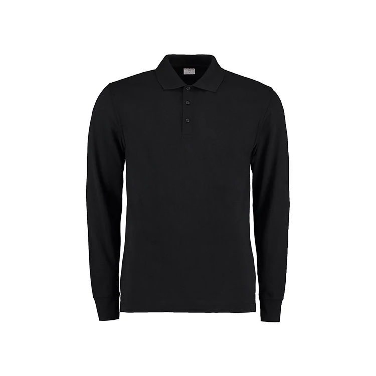 Men's Classic Fit Long Sleeve Polo Shirt