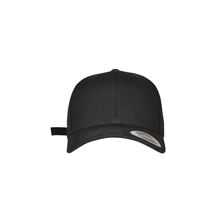 6-Panel Curved Metal Snap Cap