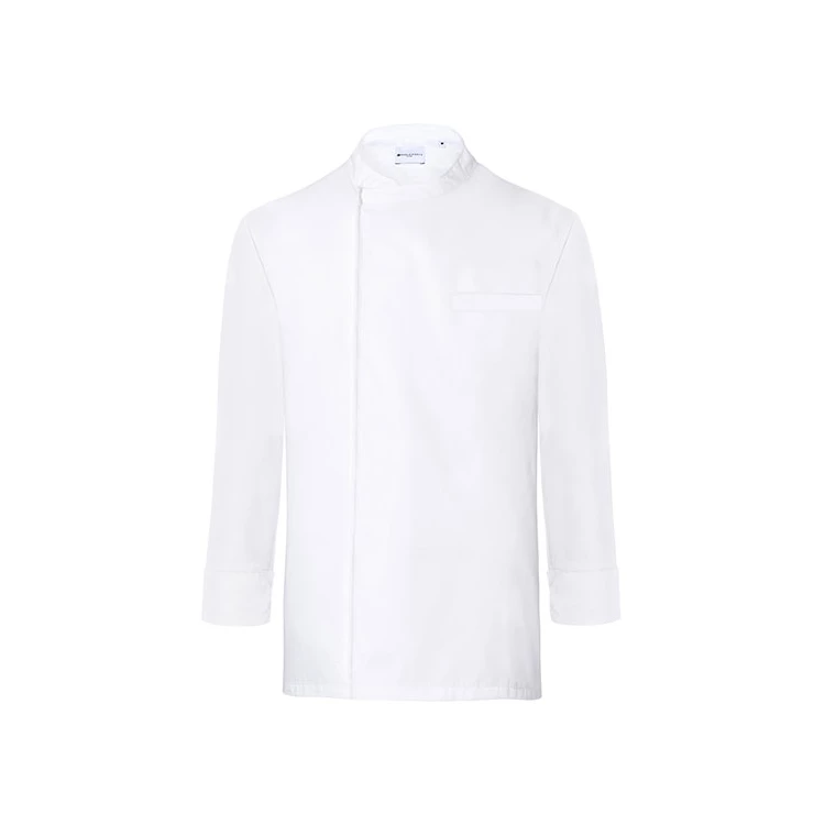 Long-Sleeve Throw-Over Chef Shirt Basic