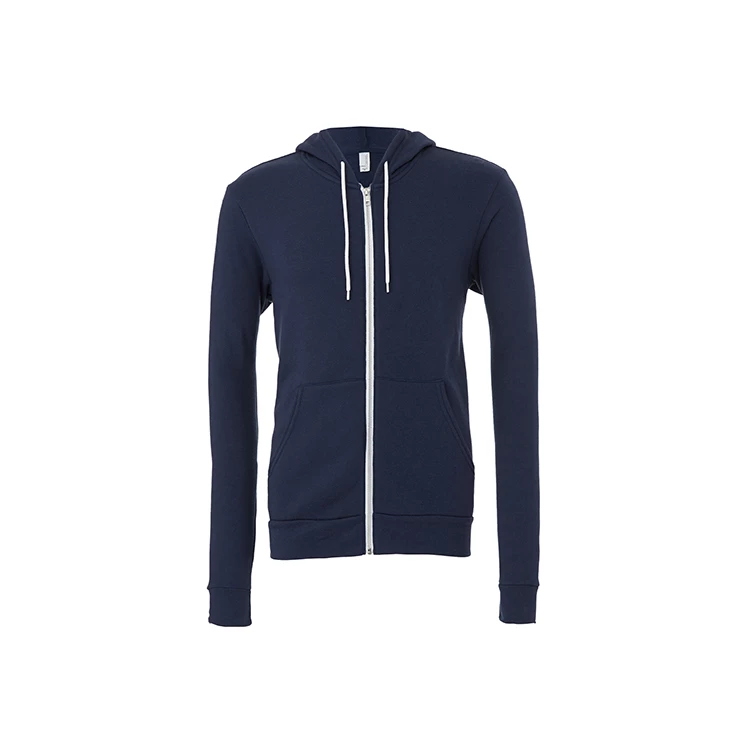 Unisex Poly-Cotton Fleece Full-Zip Hoodie