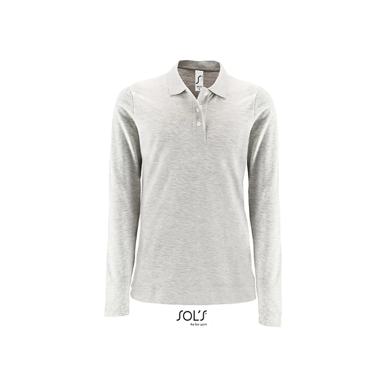 Women's Long-Sleeve Piqué Polo Shirt Perfect