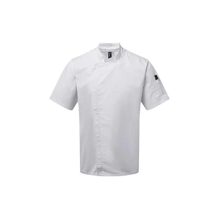 Chef's Zip-Close Short Sleeve Jacket