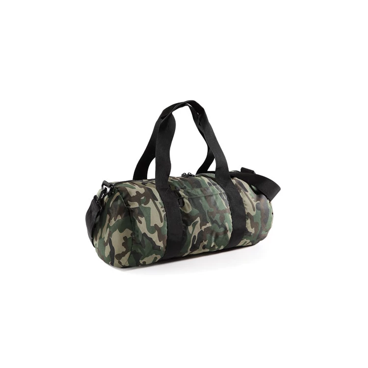 Camo Barrel Bag